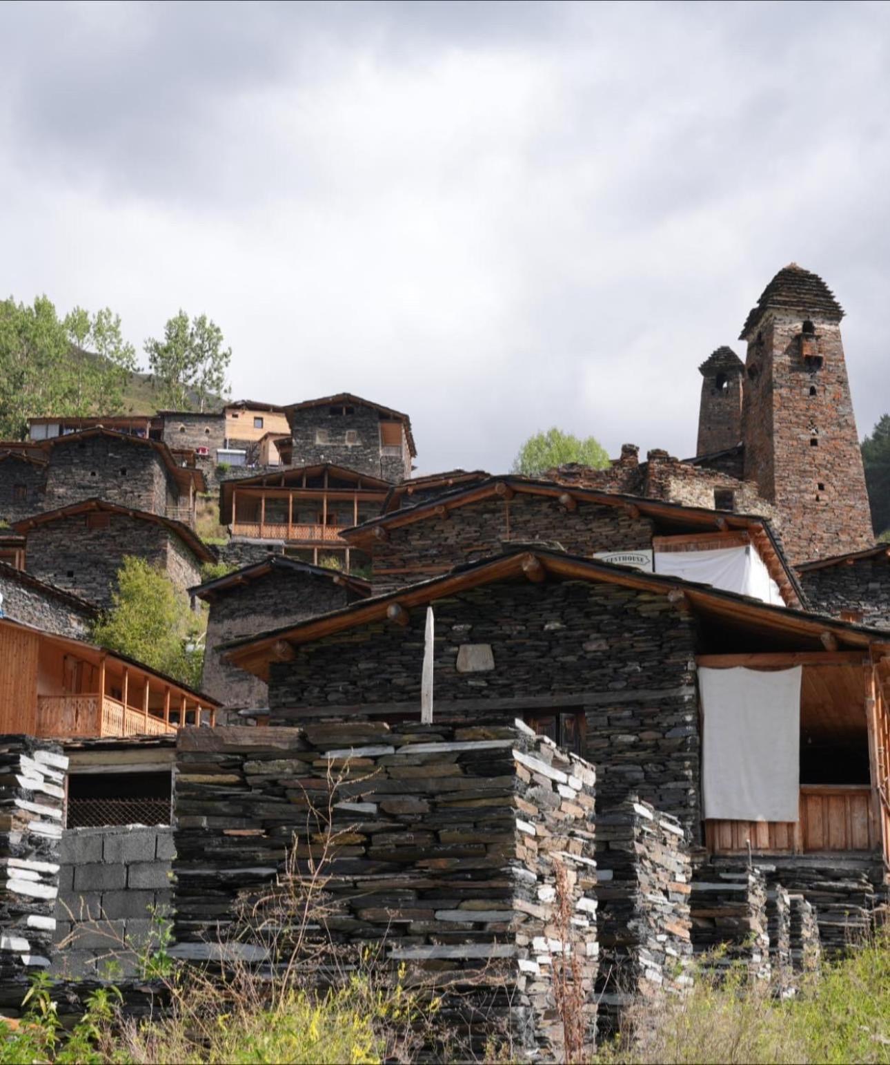 Guesthouse Lasharai Omalo Exteriér fotografie